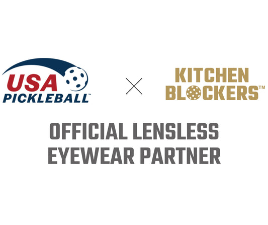 USA Pickleball Announces Partnership with Kitchen Blockers to be the official lensless eyewear partner